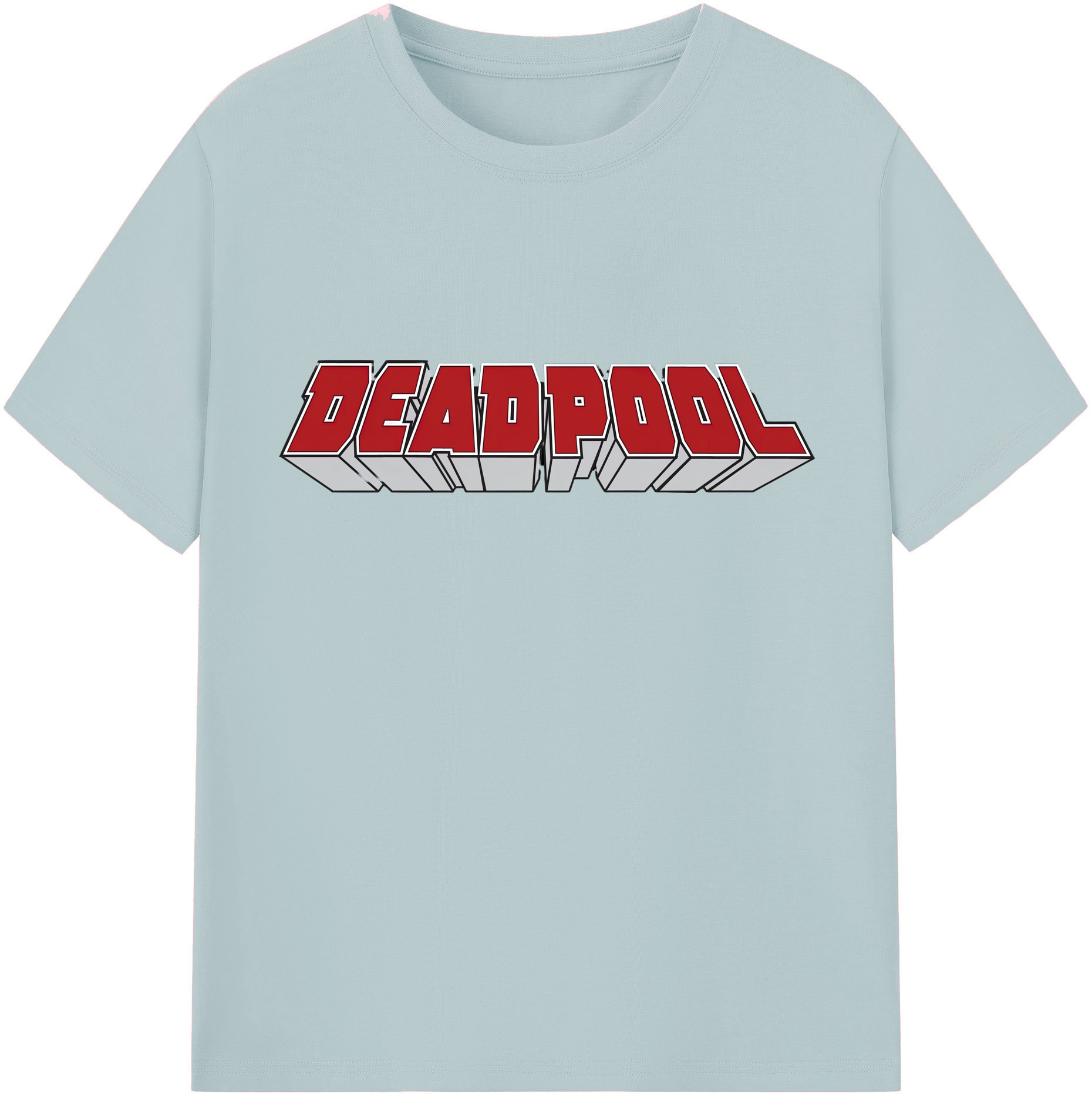 （画像用） Deadpool デッドプール 綿100％半袖Tシャツ（フロントプリント）
